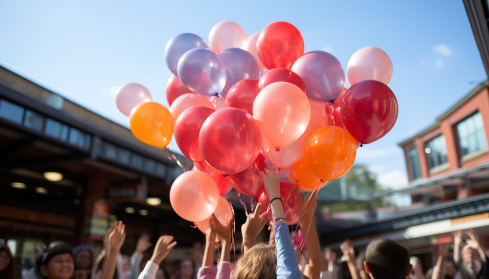 La sécurité des ballons publicitaires hélium lors des grands rassemblements populaires