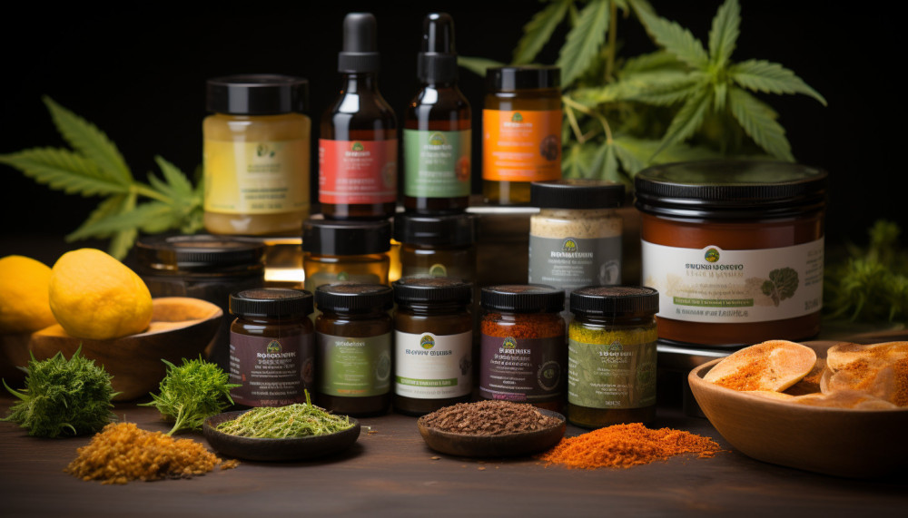 Divers - Quelques variétés de produits réalisés grâce au CBD